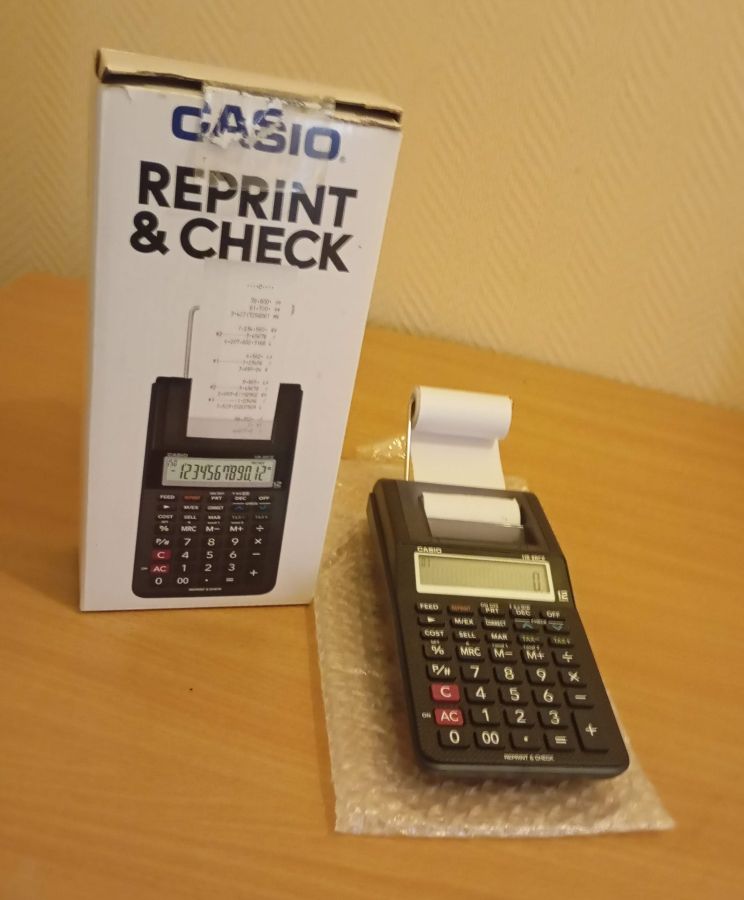 Calculatrice Casio HR-8RCE-BK