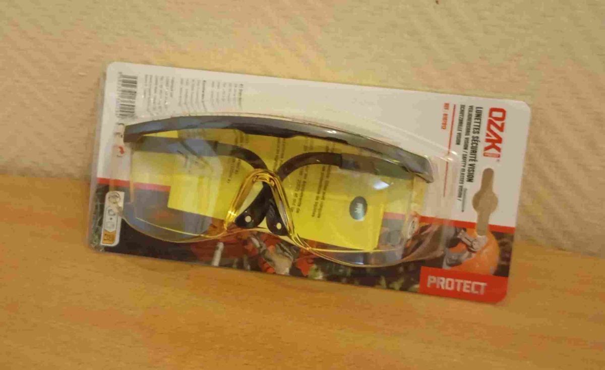 Lunettes de protection professionnelles